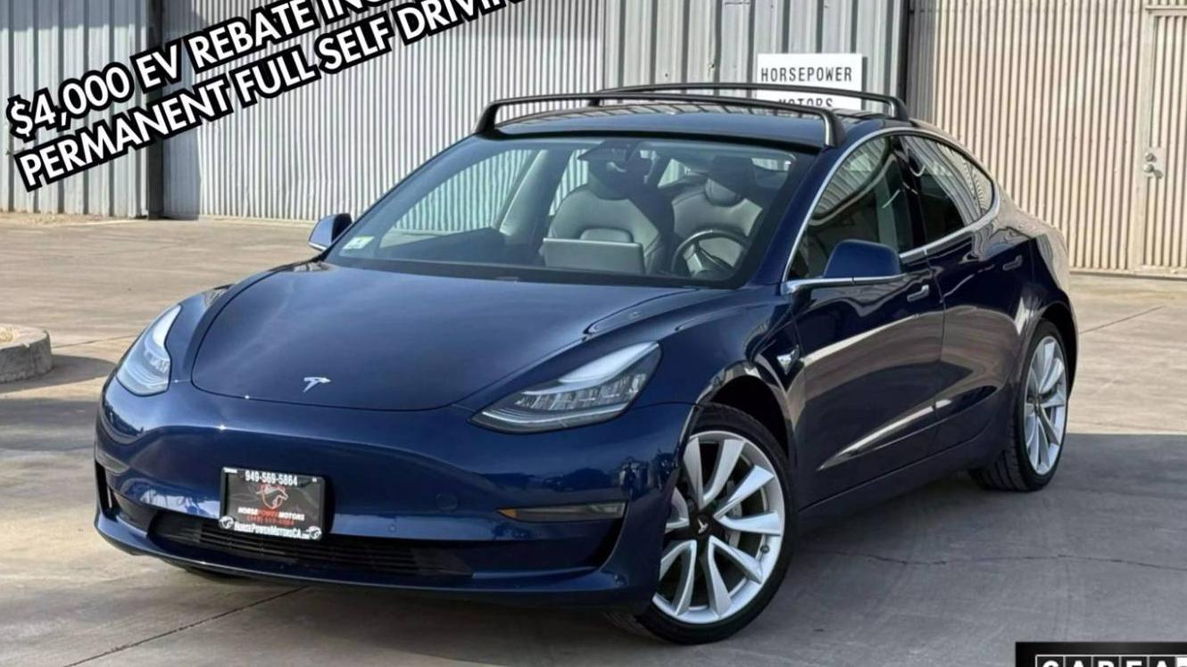 TESLA MODEL 3 2018 5YJ3E1EA8JF024961 image